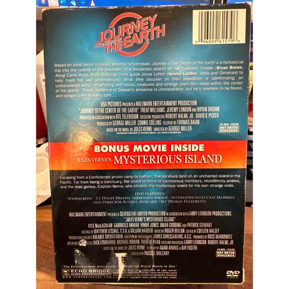 Journey To The Center Of The Earth Mysterious Island Double Feature Widescreen - Picture 4 of 12